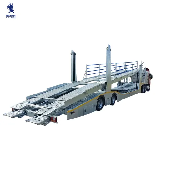 Factory Direct 14m 2 Axle Car Transport Truck Trailer 8 Car Carrier Semi Trailer