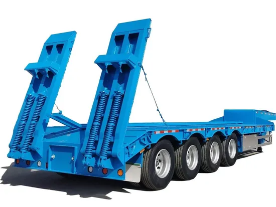 5 Axle Extendable Lowbed Semi Trailer 