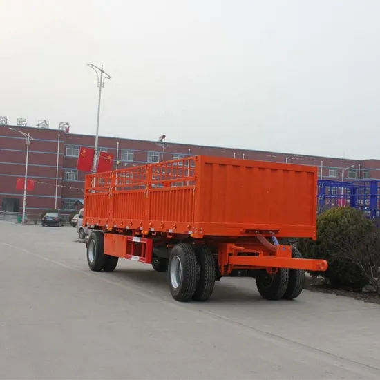 China Manufacture 45ton Full Truck Trailers 2/3/4 Axles Drawbar Container Chassis 