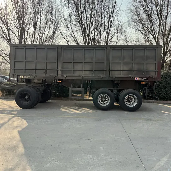 Full Dolly Drawbar Towing Flatbed/Side Wall/Fence Truck Full Trailer 