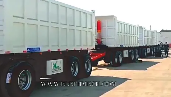 40 Tons Side Wall Full Trailer Box Stake Fence Trailer Drawbar Fence for Agricultural Farm Transport Cargo Truck Tractor Full Trailer 