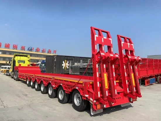 Multi Axles Hydraulic Steering Lowbed Semi Trailer for Special Transport 