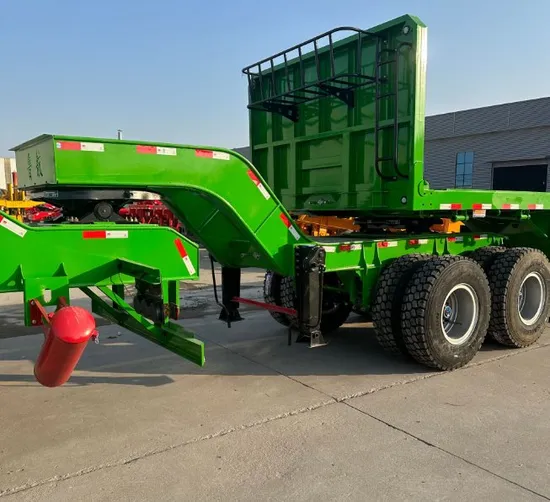 Side Tipper Trailer Train Type Double B Super Link Side Dump Semi Trailer 