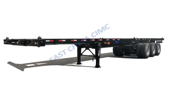 2 3 4 Axles Cheap Price Drawbar Towing Dolly 20FT Chassis Frame Skeleton Container Drawbar Full Trailer 