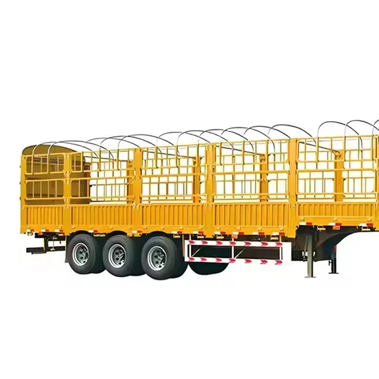 Full Trailer Fence Type Drawbar Trailer Sidewall Draw Bar Trailer 