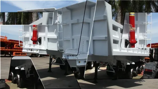 High Quality 20 25 Cbm Tipper Semi Trailer with Good Price 