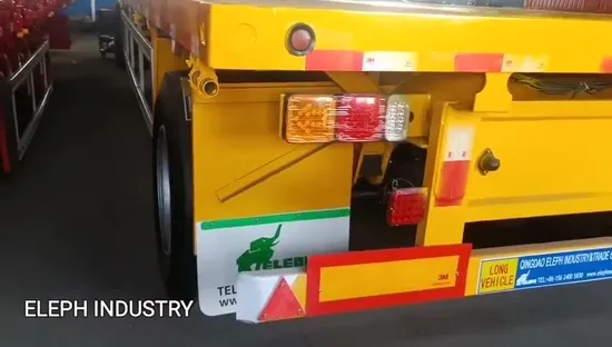 Eleph Full Drawbar Towing Container Flatbed Trailer for Tractor 