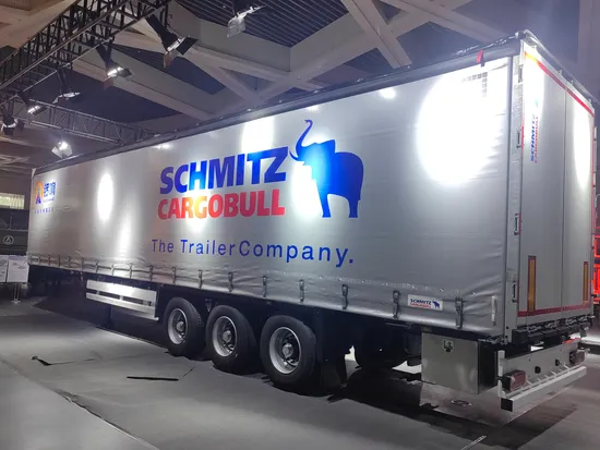 China High Quality 3 Axle Dropside Side Curtain Semi Full Drawbar Trailer 