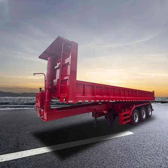 Transport of Sand Gravel and Bulk Cargo 3 Axle Heavy Duty High Quality Side Tipper Dump Semi Trailer 30t for Sale 