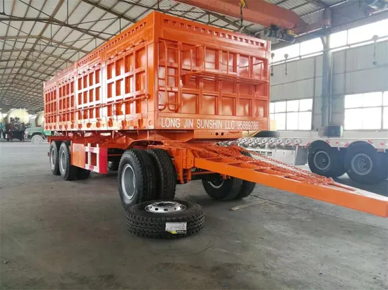 Factory Made Cheap Superlink Drawbar Towing Full Trailer 